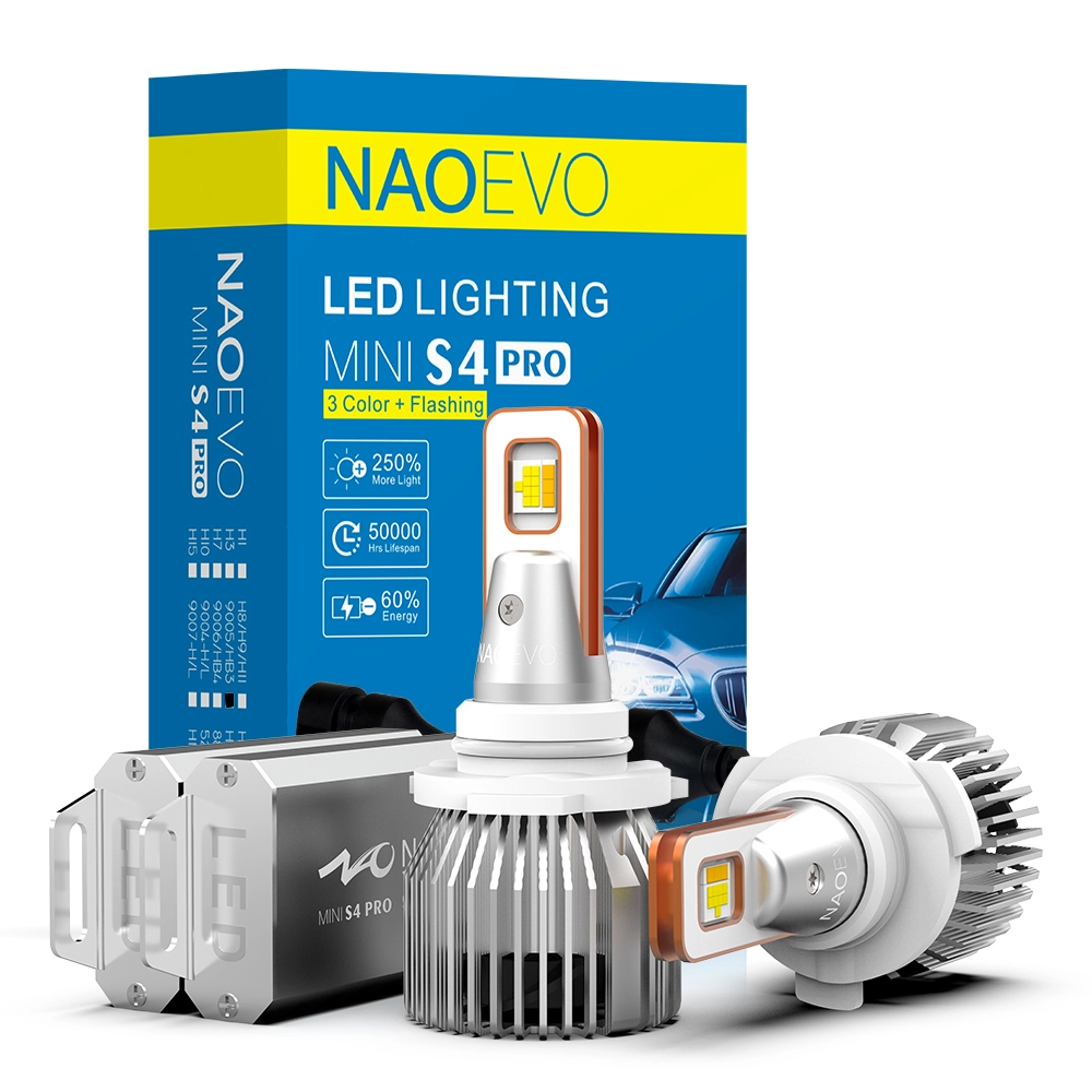 S4 Pro Series 60W 7200LM LED Headlight Bulb