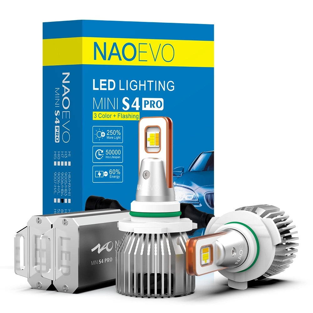 S4 Pro Series 60W 7200LM LED Headlight Bulb